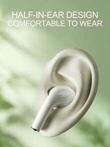 Wireless Bluetooth Earbuds, Low Latency, HiFi Stereo, Touch Control, Wireless Charging Case, Compatible With All Smart Bluetooth Devices - Ideal For Fitness, Travel, Commuting And Daily Use - White - View 6