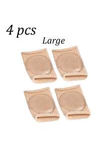 2 Pairs Anti-Friction Toe Protectors Breathable Soft Comfortable Forefoot Shoe Insoles - Beige - View 6