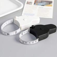 1/3pcs Automatic Retractable Body Measuring Tape, Lockable Self-Tightening Measuring Tape, High Precision Body Measuring Ruler, Portable Waist, Hip, Thigh, Abdomen Measuring Tool, Soft Flexible Body Measuring Tape With Locking Mechanism, Fitness Body Shaping Tracking Ruler, Lightweight Compact Daily Measuring Instrument, Multi-Functional Home Fitness Accessory, Suitable For Weight Management, Fitness Training, Daily Body Data Recording, Personal Health Monitoring And General Home Measurement - Promotional Item - View 9