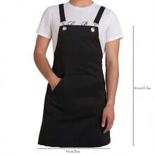 Cross-Back New Style Apron, Adult Korean Version, Unisex, For Kitchen, Restaurant, Coffee Shop, Hot Pot Shop, Cashier, Catering Work - Multicolor - View 3