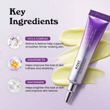 KOEC Serum Anti-Penuaan Penghalus Vita A Retinol, Membantu Meminimalkan Garis Halus & Kerutan, Multifungsi untuk Wajah, Leher & Dada, Cocok untuk Semua Jenis Kulit - RIWAYAT HIDUP A - View 3