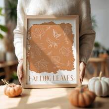 1pc Frameless Pumpkin Pattern Canvas Wall Art Cozy Fall Thanksgiving Halloween Vintage Decor For Bedroom Living Room Dorm Gift - Frameless - View 4