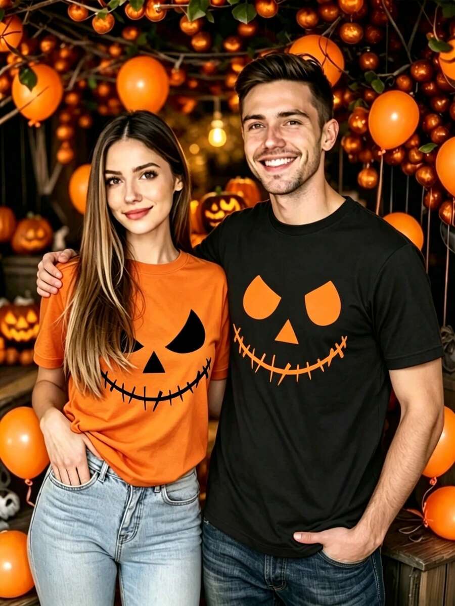 Men T-Shirts - Orange - View 1