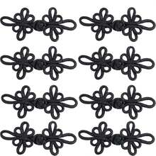 2/5/8Pcs Silk Thread Dragonfly Pattern Chinese Cheongsam Buttons, Vintage Handmade Knots, Traditional Chinese Handicrafts, Handmade Curtain Clasps, Clothing And Apparel Decorations - Round Butterfly Buckle - View 10