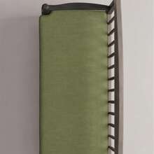 Indoor & Outdoor UV-Resistant Bench Cushion – Black, 100*50*8 Cm | Chair Cushion In Der Turkei - Dark Green - View 3