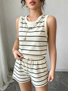 Women Two-Piece Outfits - White - View 1