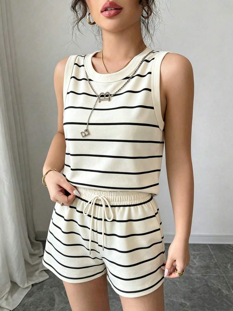 Women Two-Piece Outfits - White - View 1