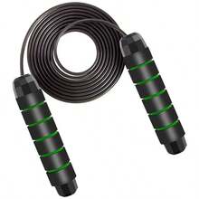 Steel Wire Jump Rope, Anti-Slip Design, Foam Handles. Adjustable Length, Perfect For Home Fitness, Daily Exercise And Weight Loss. - Multicolor - View 13