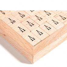Children's Wooden Fraction Board, Fraction Cognition Combination Grouping Math Enlightenment Home Teaching Tool, Suitable For Boys And Girls Aged 3+ Preschool Gift Christmas Gift - Multicolor - View 7