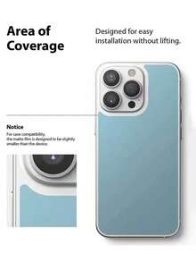 2pcs Hydrogel Back Film, Suitable For 16/15/11/12/13/14 Pro Max Mini Plus, Also Compatible With X/XR/XS Max, Non-Glass Material, Birthday Gift For Family And Friends, Waterproof, Shockproof, Anti-Fall, Scratch-Resistant, Anti-Fingerprint, Full Coverage - Clear - View 9