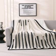 2026 New Jacquard Sherpa Double Layer Blanket, Winter Warm Bed Throw Blanket - Pine Shadow - View 2