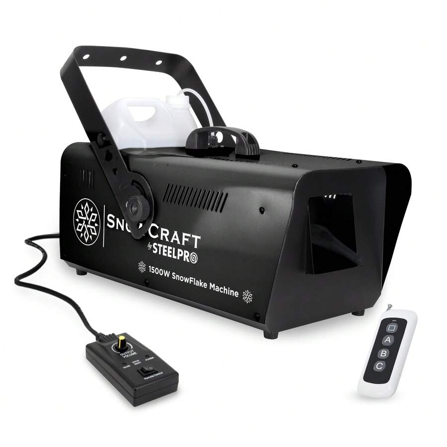 Steelpro 1500W Artificial Snow Machine With Wireless Control - 1PC - View 1