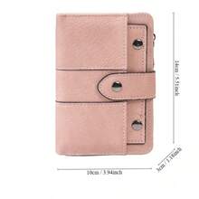 Manufacturer Wholesale Vintage Bi-Fold Women's Coin Purse Multi-Function Card Slots Wallet Fashion Versatile Minimalist Mini - Multicolor - View 3