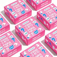 Spanish Truth Or Dare For Couples Card Game, Verdad O Reto Para Parejas Romantic Interactive Game, Perfect Gift For Christmas, Game Party, Exciting Entertainment For Adult Partners & Social Hangouts - Multicolor - View 1