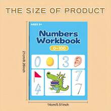 48-Page Digital Learning & Practice Workbook, Early Childhood Writing Skills With Colorful Illustrations, Number Learning Book, Interactive Learning, Engaging Layout, Children's Writing Practice Workbook - Multi-color - View 7
