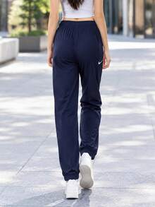 Nike Men's Long Pants Woven Casual Pants Daily Outdoor Comfortable Waist Drawstring Sports Pants IB8910-41 - Midnight Navy - View 5
