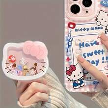SANRIO 1pc HelloKitty Air Cushion Support Stand - Cute Cartoon Design, Adhesive Style, Lazy Movie Watching Essential, Full Model Compatible! Internal Cute Additions Shaking Lively, Adding Fun, Creative Small Gift, Halloween Top Choice - Multicolor - View 2