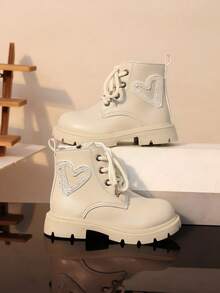 Children's Boots New Style Single Lining Anti-Slip Casual - Beige - View 1