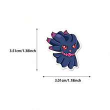 100pcs New Badge Doodle Stickers, Pet Monster Decoration Phone Case Luggage Waterproof Stickers, Cartoon Doodle Stickers, Luggage Pocket Monster Notebook - Multicolor - View 7
