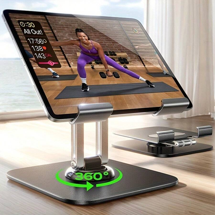 Brand New Tablet Stand, Rotating Holder, Compatible With Pads And Phones, Multifunctional And Adjustable - View 1