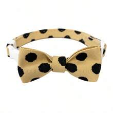 1pc Cat & Dog Collar, Pet Polka Dot Bowknot Collar, Adjustable Neck Collar, Non-Choking, Multiple Options - Multicolor - View 12