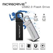 USB Flash Drive Microdrive Carabiner bằng kim loại 2.0, ổ cứng di động dạng móc khóa, chống thất lạc, dùng lưu trữ tệp cho laptop và PC - Xem 9