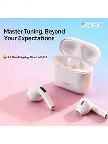 REMAX True Wireless Bluetooth Earphones Bluetooth 5.0 10m Stable Connection Universal Compatibility Semi-In-Ear Lightweight Large Dynamic Driver HD Sound Quality Earphones TWS‑10i - View 3