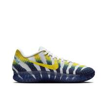 Nike Ja 3 "Murray State" Versatile Comfortable Responsive Grippy Low-Top Basketball Shoes Men's White Blue Yellow - Blue - View 2