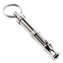 Ultrasonic Dog Training Whistle Anti‑Barking Device, Portable Metal Pet Behavior Training Tool With Keychain For All Breeds Dogs - Silver - View 9