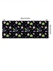 Halloween Cute Cat Spirit Desk Pad Mouse Pad, Multiple Sizes Available, Non-Slip Rubber Bottom With Stitched Edges, Decorative Desktop, Suitable For Back To School And Office Use - View 13