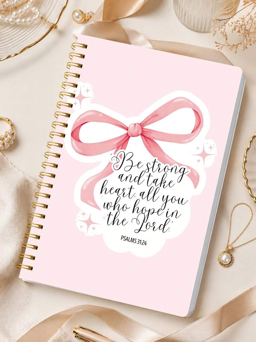 1pc Christian Sermon Notes Notebook, Bible Study Materials With Key Scriptures, Main Thoughts & Application Pages, Nurse Essentials For Church, Office Decor And Accessories, Halloween Notebook - Rectangle - View 1
