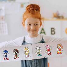 1 Set/6pcs Cartoon Anime Sticker Collage Creative Face-Changing DIY Handmade Account Decoration Phone Skateboard Waterproof Stickers | Party Holiday First Choice Decorative Handmade Stickers Interactive Puzzle Stickers Affordable Goodies - Multicolor - View 5