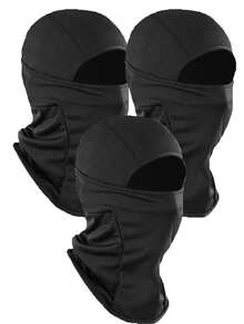 1 buah/2 buah/3 buah Topi Balaclava Unisex, Masker Wajah Serbaguna Penghangat Leher untuk Bersepeda, Mengendarai Sepeda Motor, Mendaki, Ski, Seluncur Es, dan Olahraga Lainnya - MultiWarna - View 9