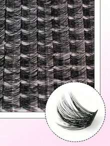Natural Soft Handmade Segmented DIY Eyelash Extensions, Individual Clusters, Seamless Comfortable Eyelashes - D - View 3