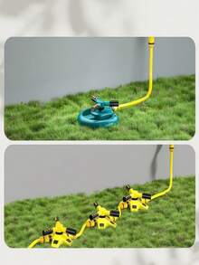 3-Arm 360° Rotating Garden Sprinkler, Automatic Lawn Watering Spray Head, Large Coverage Yard Plant Irrigation Tool - Multiple Styles - View 4