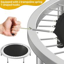 Trampoline Replacement Mat, Trampoline Accessories With Eyelets And 2 Spring Pull Tool, 8-Way Stitched, Using 14cm Springs, For Jumping Mat - 8ft - View 4