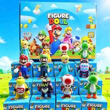 SUPER MARIO BROS. 1pc Classic Game Blind Box, Multiple Popular Character Random Styles. Vivid And Three-Dimensional Design, Suitable For Desktop Decoration, Player Collection, Party Gifts, And Fun Gift Giving. (Stochastic Style) - Multicolor - View 4