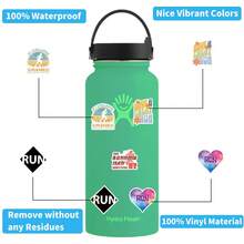 61PCS Running Stickers Aesthetic Vinyl Stickers High Quality Stickers Decals Scrapbook,Journaling,Laptop,Bumper,Skateboard,Water Bottles,Computer,Phone Stickers Can Bring A Lot Of Fun To Your Life,The Perfect Gift For Adults - Running - View 7