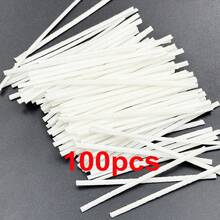 100/500/1000Pcs 6cm Pre‑Waxed Cotton Candle Wicks, Simple Solid White Straight DIY Hand‑Made Candle Cores For Home Candle Making Halloween, Christmas Party Decor - Multicolor - View 7