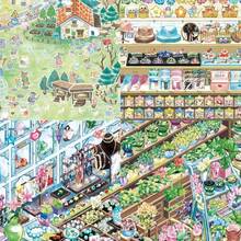 Jewelry Counter Store Scene Stickers,Large Size Landscape Stickers,Scrapbook Stickers,Immersive DIY Stickers,Decorative Stickers,Suitable For Office,Home,Room,Classroom,Handmade,Journaling Supplies,Halloween Gift,Aesthetic Scene Stickers - A - View 13