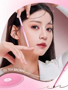 ROCK SWEET Eyebrow Pencil - Long-Lasting, Waterproof Sweatproof, Smudge-Proof, Hair-Like Definition For Natural Wild Brows, Beginner-Friendly - 02# Tea Brown - View 8