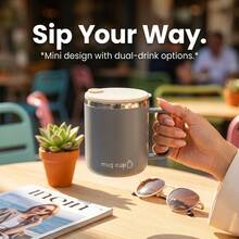 Double Layer Insulated Milk Coffee Mug With Sliding Lid Portable Sealed 304 Stainless Steel Thermal Cup For Cold And Hot Drinks - Multicolor - View 4