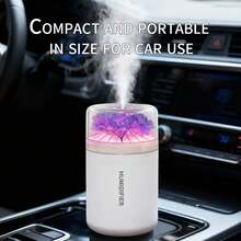 1pc Portable Aromatherapy Lamp Humidifier Diffuser, Creative Bionic Flower USB Powered Mini Car Aromatherapy Diffuser Humidifier, Portable Desktop Mist Diffuser, Ultra Quiet Air Humidifier, Suitable For Desk Bedroom Office Decoration Gift - USB-powered - View 13