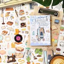 Buku Stiker Tema Kehidupan Rumah Tangga Sehari-hari Isi 20 Buah, Warna Cerah & Ilustrasi Indah, Stiker Scrapbook Multifungsi untuk Dekorasi, Jurnal Seni, Pembuatan Kartu, Stiker DIY Buatan Tangan, Hadiah Liburan - Buku stiker - View 3