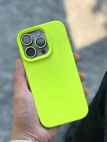 Liquid Silicone 3-Layer Full Coverage Soft Rubber Phone Case Compatible With Iphone 18 Pro Max 18 Pro 17 Pro 17 Pro Max 17, Fresh Summer Color, Shockproof Scratch-Resistant Microfiber Lining Protective Shell, Compatible With IPhone 13 11 16 Pro Max 15 14 Plus 12 Mini XS Max 7 8 Plus - Fluorescent Green - View 8