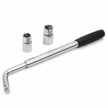 3PCS Tire Socket Wrench L Type Extended Telescopic Rod Repair - Standard - Übersicht 2