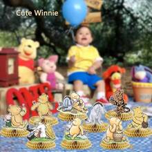 1pc/9pcs Cartoon Anime Honeycomb Desktop Decoration, Printed With Classic Cartoon Anime Character Pattern Style Decor (Balloons Not Included). Exquisite Table Centerpiece Is Ideal For Fan Gatherings, Theme Parties, Suitable For Photography Props And Fan Collectibles. Elegant Gift For Fans And Anime Enthusiasts - View 1