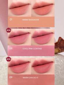 Peripera OVER BLUR TINT 009 WARM CAN DO IT 柔霧唇釉，輕盈柔焦效果，細緻粉質觸感，可疊擦易暈染，不乾澀舒適，打造平滑細緻唇妝，適合自然日常妝容，韓系美妝，節日禮物，母親節禮物，3.5g/0.12oz - 009 溫暖加油 - 查看 4