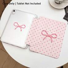 Bow, Polka Dot And Other Pattern Painted Effect Tablet Protective Case With Stand, Compatible With Honor 8/9/10/X8/X8A/X9/X8Pro/X9Pro/ MatePad SE 11 Inch/MatePad 11 Inch/11.5 Inch/MatePad Pro And Other/Apple 10th/11th Gen 2025 (A16)/ Galaxy Tab A7/A9 And Other Popular Models - Multicolor - View 2