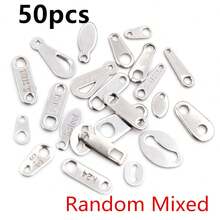 50pcs Stainless Steel Small Charms Pendants For Extension Tail Chains Pendant DIY Jewelry Making Findings Accessories Necklace Bracelet - Steel - View 11